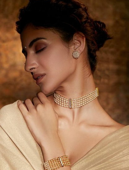 Amethyst 22k Indian Gold Crafted